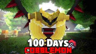 I Spent 100 DAYS in LEGENDARY only Cobblemon Minecraft [upl. by Einahpet]