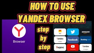 How To Install And Use The Yandex Internet Browser [upl. by Semela]