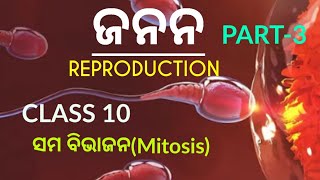 ଜନନReproduction03  class 10 biology chapter6 in odia  ସମବିଭାଜନMitosis [upl. by Pleasant]