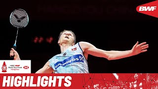 Anders Antonsen puts in the work against Chou Tien Chen in Group A [upl. by Allsun]