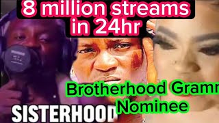 PortableBrotherhood song 10 million hits Grammy nomination portable brotherhood bobrisky [upl. by Dnomder295]