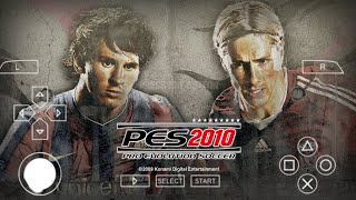 Pro Evolution Soccer 2010  PES 2010 PPSSPP Game [upl. by Accever88]