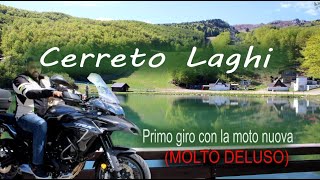 Primo giro con la moto nuova a Cerreto laghi [upl. by Esimaj]