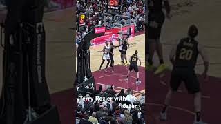 Terry Rozier with the floater nba cavs highlights heat [upl. by Nomyaw921]