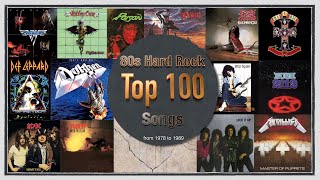 Top 100 80s Hard Rock Songs [upl. by Nahgeem]