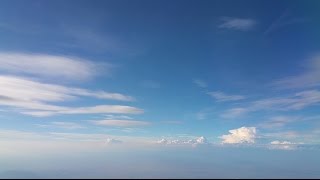 REAL Air Travel ASMR airport crowd in flight white noise cloud show [upl. by Nodnek]