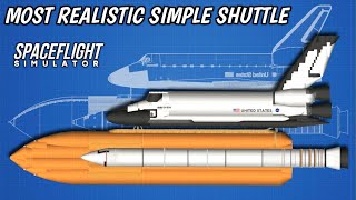 How To Build Own Space Shuttle In Spaceflight Simulator Realistic Blueprint [upl. by Normandy]