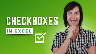 How to Insert a Checkbox in Excel  Interactive Checklists [upl. by Oleta]