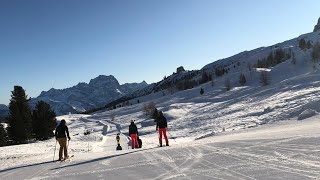 Sella Ronda green direction 2020 HD Dolomiti Super Ski  Sellaronda 1080p [upl. by Sears]