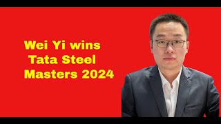 A Gem From Tata Steel Masters 2024  Wei Yi vs Max Warmerdam Wijk aan Zee NED [upl. by Immac527]