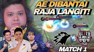 ONIC APAAPAAN INI  GILA BANGET  ONIC VS AE MATCH 1  MPL S12 [upl. by Murtha]