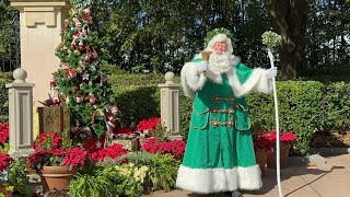 EPCOT International Festival of the Holidays United Kingdom  Father Christmas December 23 2023 [upl. by Gard129]