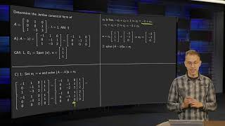 Determining the Jordan canonical form  example 1 [upl. by Strang995]