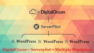 How to create multiple wordpress sites on a single droplet in digitalocean serverpilot [upl. by Akeenahs290]