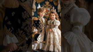 Cute royal baby fashion show ai cute baby prince princess fashion Medici [upl. by Branham818]