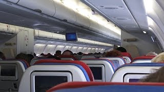 Turkish Airlines Economy Class Flight Airbus A330 Amsterdam  İstanbul ᴴᴰ [upl. by Arhna]