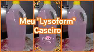 🟥Lysoform CASEIROGermicida Bactericida e FungicidaElisangela Evaristo [upl. by Yenetruoc]