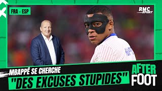 FranceEspagne  Mbappé se cherche quotdes excuses stupidesquot selon Courbis [upl. by Hebe]