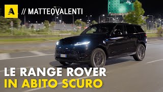 RANGE ROVER DARK EDITION effetto notte a Milano per la Evoque la Velar e la Sport [upl. by Attalanta878]