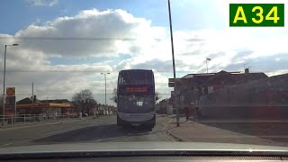 A34 Kingsway South Manchester Part 2  Northbound Rear View [upl. by Ahsat]