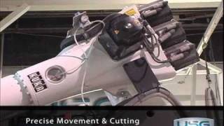 USG Robotics RoboCut WaterJet Saw SawJet For Stone Fabrication [upl. by Lawley370]