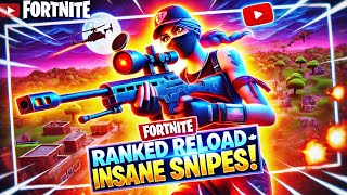 Fortnite Ranked Reload  Insane Snipes🤩😍 [upl. by Rebna]