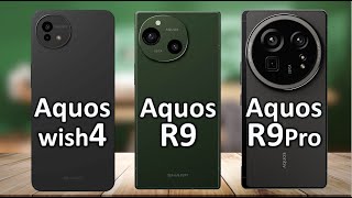 Sharp Aquos R9 pro vs Sharp Aquos R9 vs Sharp Aquos wish4 [upl. by Arrahs]