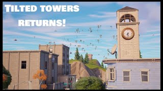 Fortnite  The WHOLE Lobby lands Tilted Towers in Chapter 3 SEASON 1 Showcase [upl. by Ahscrop484]