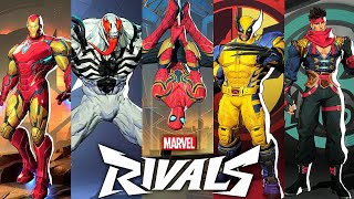 Marvel Rivals All Characters Skins amp Outfits  Full Roster 4K [upl. by Consuela]