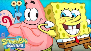 SpongeBobs Best Friend BEST Moments Ever 🤝  SpongeBob [upl. by Plantagenet624]