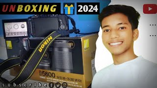 Nikon D5600 camera unboxing 🎁 [upl. by Batista]