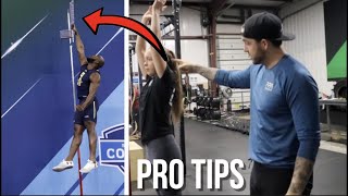 Proper Standing Jump Mechanics Countermovement  Pro Coach Tips [upl. by Elocel853]