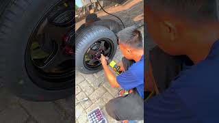 Pemasangan Velg Torsion TR05 Pada Honda Brio Satya otomaxstore velgmobil modifikasimobil brio [upl. by Puritan111]