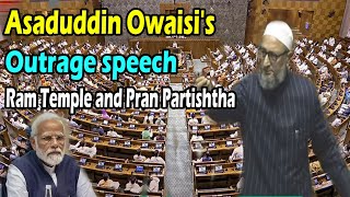 Asaduddin Owaisis Outrage speech  Parliament Budget Session 2024  AIMIM Parliament Speech [upl. by Asamot558]