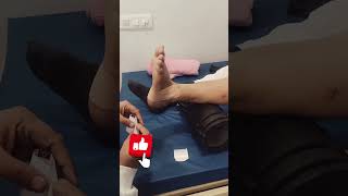 How to support ur ankle inversion sprainkt tapping for atfl ligament sprain drneerajgurgaon [upl. by Veljkov706]