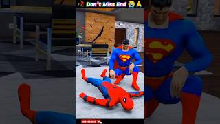 SpiderMan ছাদ থেকে পড়ে মারা গেলো 🥀🥹 তারপর ভুত👻 হয়ে Superman এর সাথে যা করলো 😱🥶 shorts trending [upl. by Gnni891]