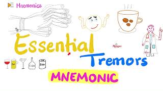 Essential Tremors Mnemonic  Types of Tremors  Neurology [upl. by Aikemat]