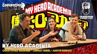 My Hero Academia’s Christopher Wehkamp Lindsay Seidel amp Aaron Dismuke Montreal 2019 QampA [upl. by Aipotu]