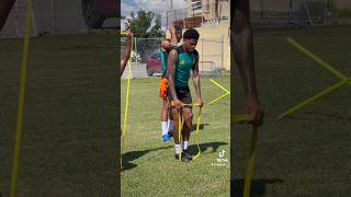 Leon Bailey training with the Jamaica Reggae Boyz team 🇯🇲💫 [upl. by Zwick]