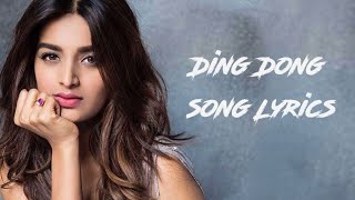 Ding Dong Song Lyrics Full Video Song  Javed  Mohsin  Munna Micheal  Amit Mishra  Antara Mitra [upl. by Sokairyk]