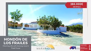 Villa in Hondón de los Frailes with Mountain Views and Guest house Ref AMHFALX · 285000€ [upl. by Diley969]