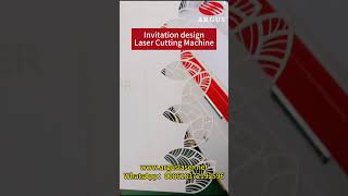 Invitation design Laser Cutting Machinelasercutting laserengraving [upl. by Brodeur]