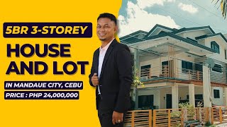 RUSH 5BR 3Storey House and Lot in Mandaue City Cebu  For Sale [upl. by Aleece601]