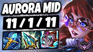 Aurora vs Ahri  MID  Lol Korea Master Patch 1414 ✅ [upl. by Raddie]