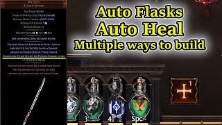 Budget Mageblood Auto flasks auto heal auto Adrenaline  Path of Exile 316 Scourge [upl. by Nauqes]