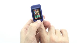 Fingertip Pulse Oximeter Lk87 Unboxing 4K [upl. by Ahselrac795]