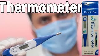 Apollo digital Thermometer use and benifit  digital Thermometer use  medicine Guruji  thermom [upl. by Eeryn]