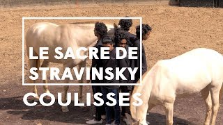 Les coulisses du sacre de Stravinsky  les danseurs indiens de Kalarippayatt [upl. by Nevai]