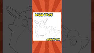 How to draw Pokemon  How I drew Jigglypuff and Wigglytuff  Digital Drawing [upl. by Rebmyt]