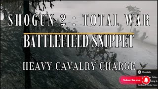 Shogun 2 Total War  Heavy Cavalry Charge  Battle Gameplay Snippet [upl. by Jeffers751]